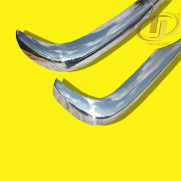 Mercedes Ponton W120 W121 190B 1959-1962 stainless steel bumpers front and rear polished